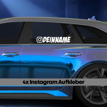 Instagram Aufkleber - 4er Set